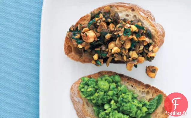 Bruschetta aux Noix et au Parmesan
