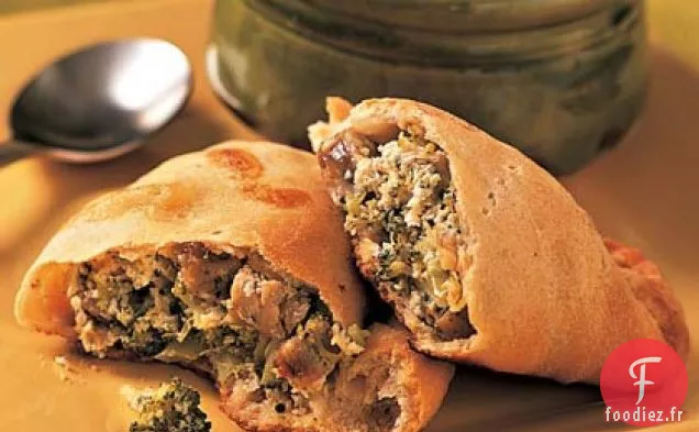 Calzones de Brocoli-Saucisse