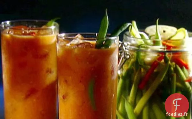 Marie Rôtie aux Haricots Verts Marinés Chauds