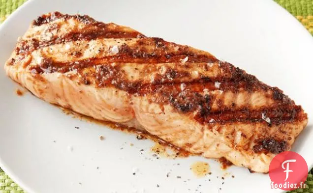 Saumon à la Vinaigrette aux Olives