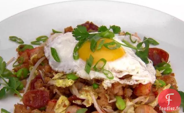 Riz Frit Aux Crevettes