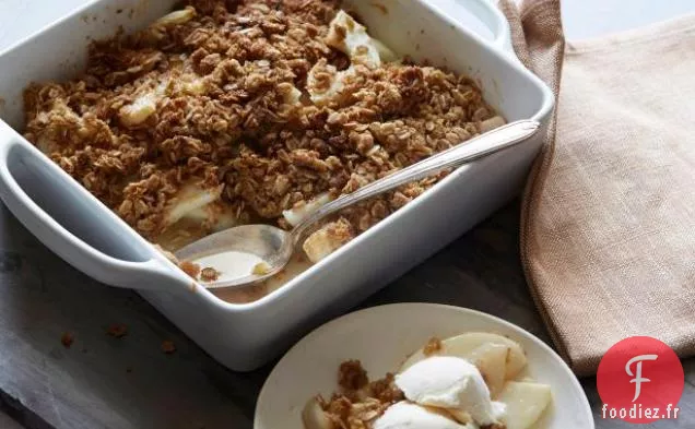 Crumble Poire Gingembre