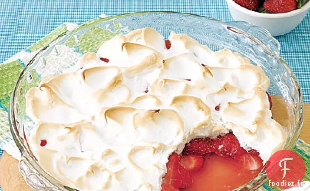 Gratin de Meringue aux Fraises