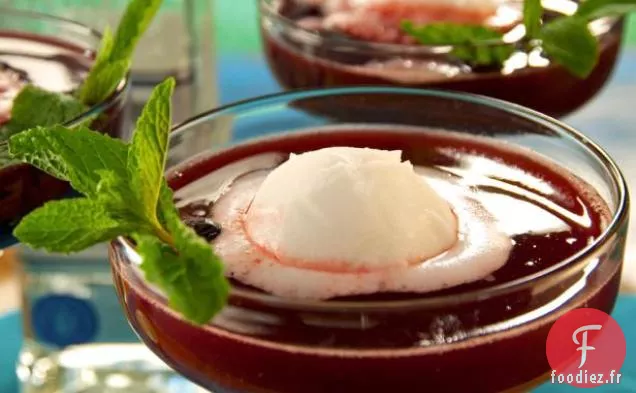 Lime Ricky Float Margarita