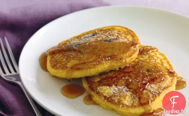 Crêpes aux Myrtilles de Blé Entier