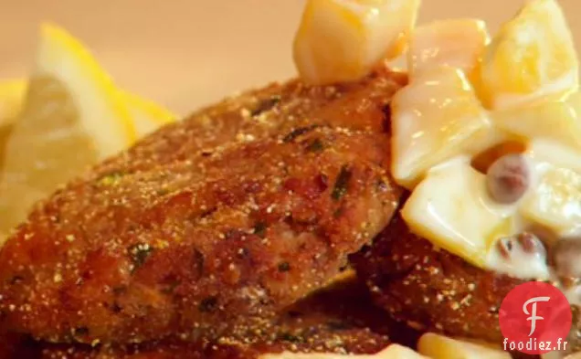 Gâteaux de Saumon Épicés à la Sauce Tartare de Mangue
