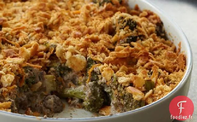 Casserole de Brocoli et Champignons Sauvages