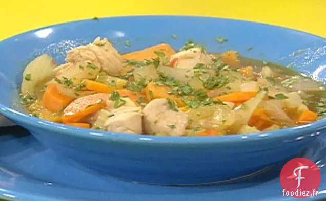 Bénitier de Poulet Fumé à la Patate Douce