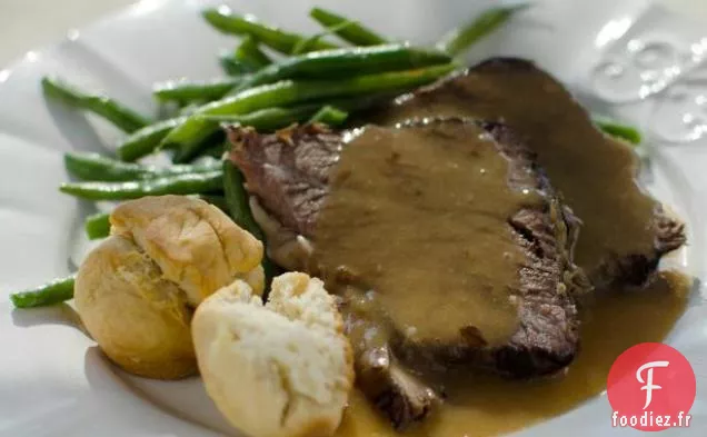Rôti de Bœuf avec Sauce