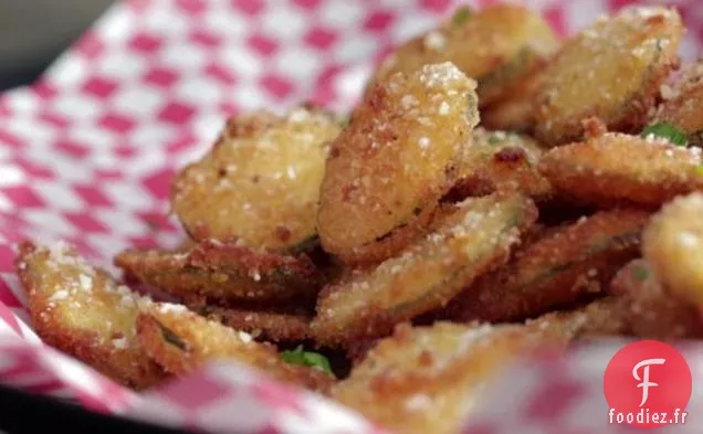 Croustilles de Courgettes croustillantes au Parmesan