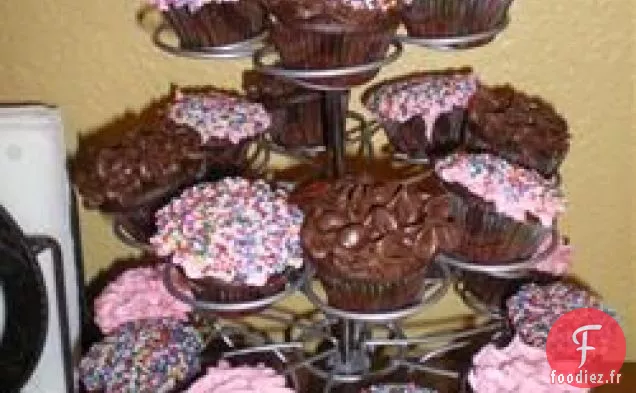 Cupcakes Au Chocolat Et aux Noisettes