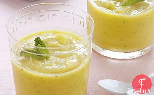 Smoothie Crémeux à la Mangue, à l'Avocat et au Citron vert