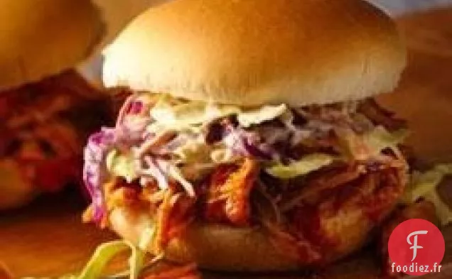 Sandwichs au Poulet Effiloché