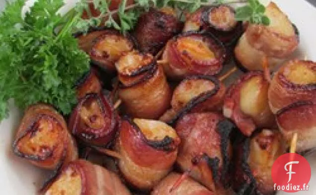 Pétoncles Enveloppés de Bacon Teriyaki