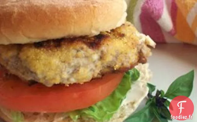 Hamburgers à la Dinde au Poivre et à la Feta Bbq