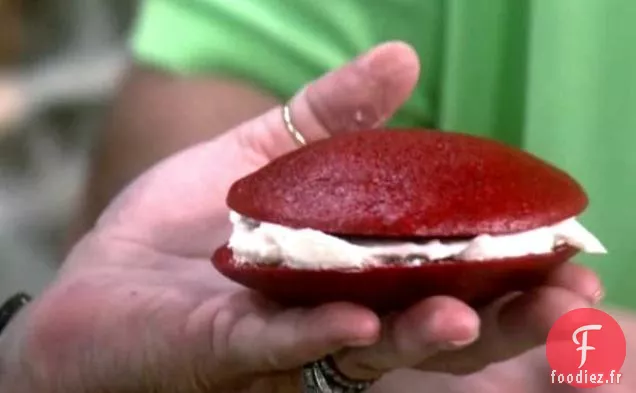 Tartes au Whoopee en Velours Rouge du cousin Jonnie
