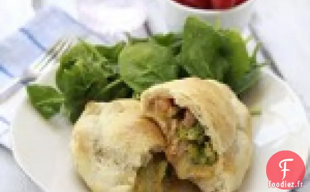 Calzone De Jambon Au Fromage Et Brocoli