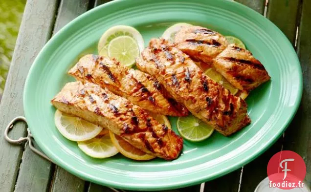 Saumon Grillé Glacé Triple aux Agrumes