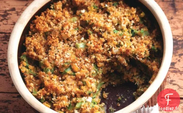 Casserole de Maïs au Brocoli Salé