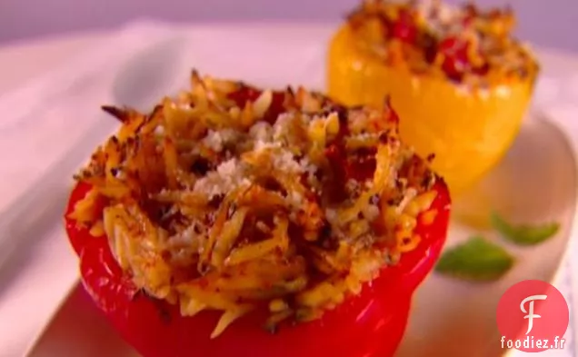Poivrons Farcis à l'Orzo