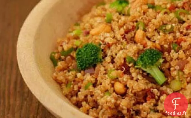 Quinoa Piquant Au Brocoli Et Noix De Cajou