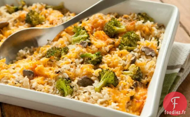 Casserole De Brocoli, Riz Et Fromage