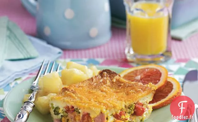 Strates de Jambon au Brocoli et au Fromage de Holly