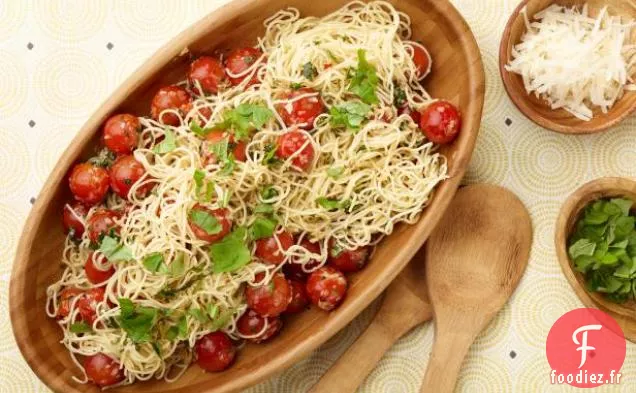 Capellini aux Tomates et Basilic