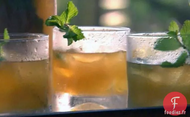 Julep aux Fruits de Pierre et à la Menthe