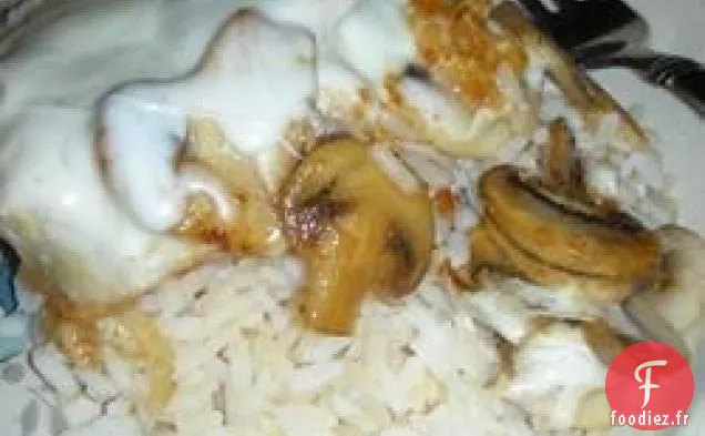 Poulet aux Champignons Mozzarella