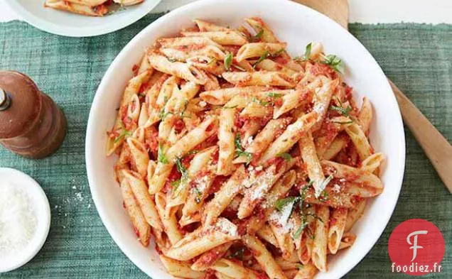 Penne au Pesto de Tomates Séchées