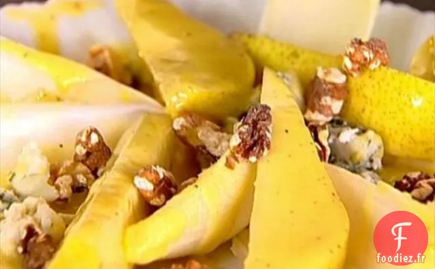 Salade d'Endives, de Poires et de Roquefort