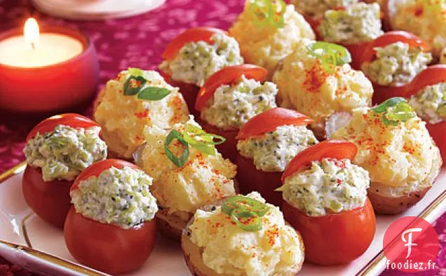 Tomates Cerises Fourrées au Brocoli