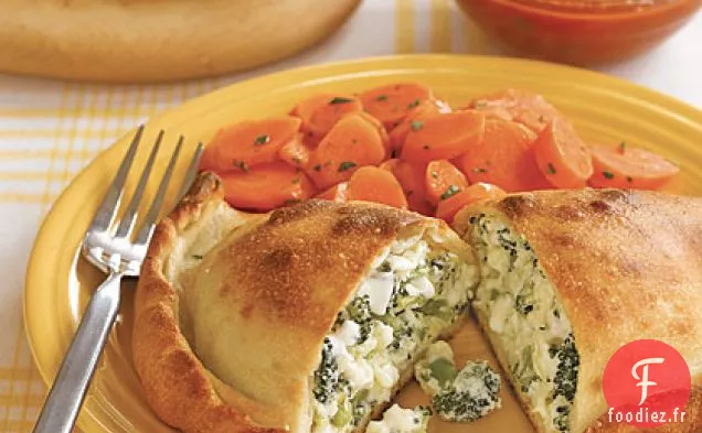 Calzones de Brocoli et Fromage Double