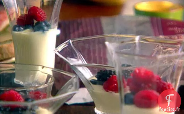 Panna Cotta aux Baies Fraîches