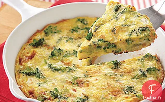 Frittata au Brocoli et à la Feta