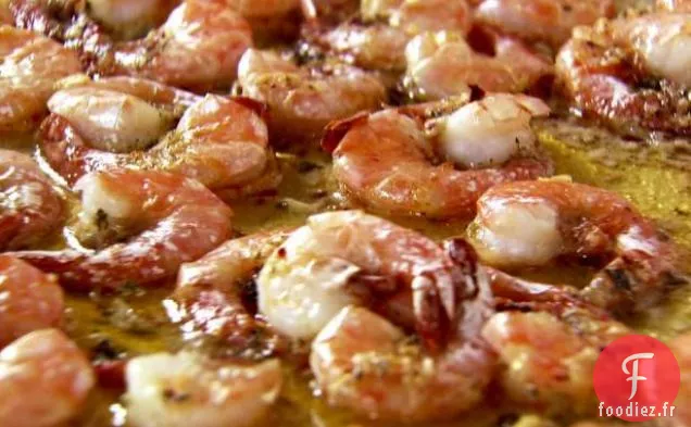 Crevettes Épicées au Citron Et à l'Ail