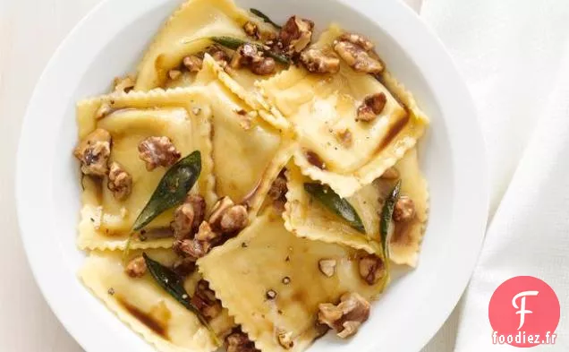 Raviolis Au Beurre De Noix De Sauge