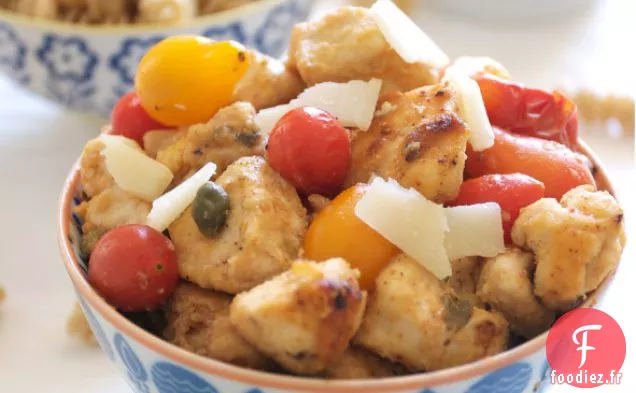 Poulet Aux Câpres Et Tomates