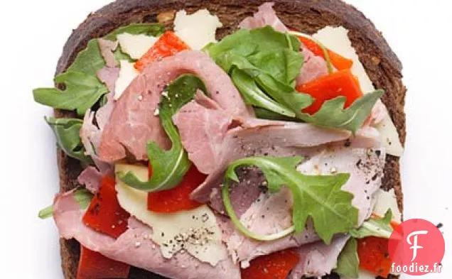 Tartine au Jambon et Fromage