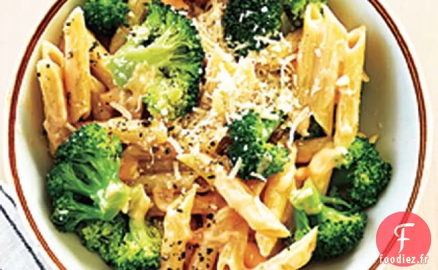 Penne au fromage avec Brocoli