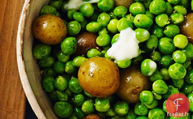 Pois et Pommes de Terre aux Feuilles de Laurier et Poivre Noir