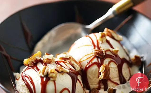 Sundaes à la Crème Glacée Cajeta