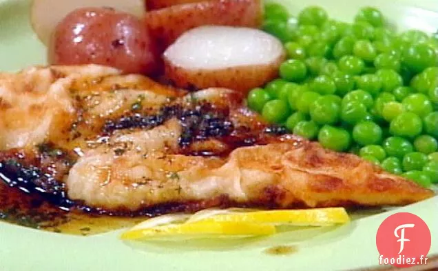 Meunière de Sole avec Sauce au Beurre Brun Balsamique
