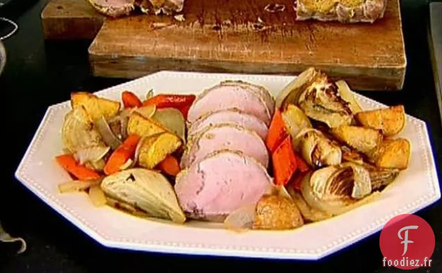 Longe de Porc Rôtie au Fenouil