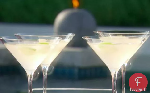 Martini au Gingembre, Citron et Citron Vert