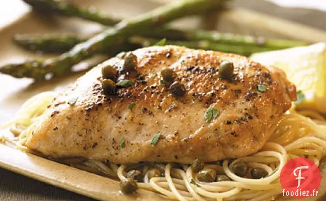 Poulet à la Sauce Citron-Câpres