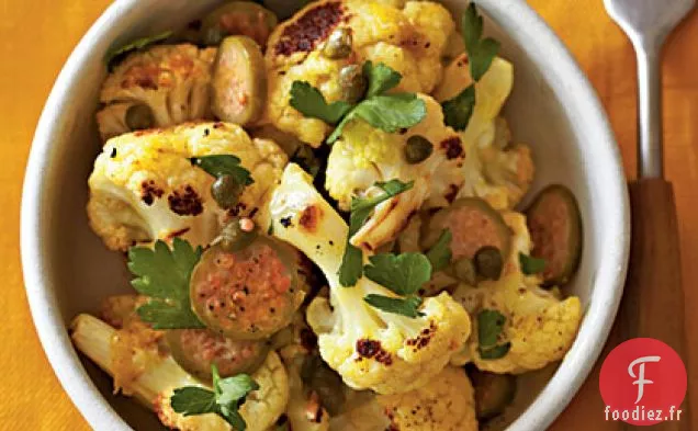 Chou-Fleur au Curry aux Câpres