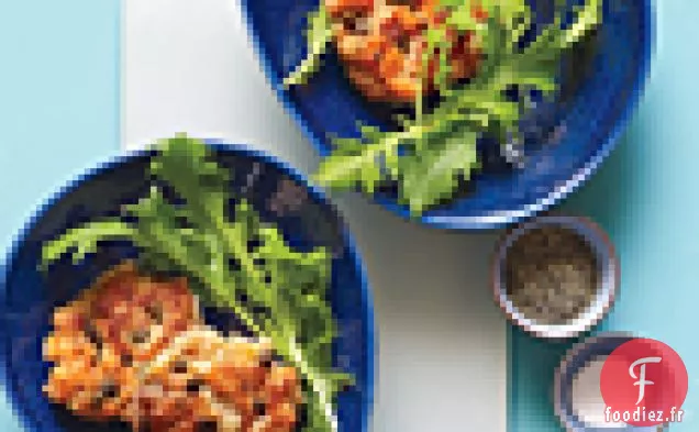Gâteaux de Saumon aux Légumes verts
