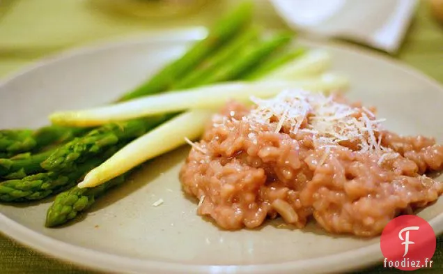 Risotto au Barolo + Crostini Vert